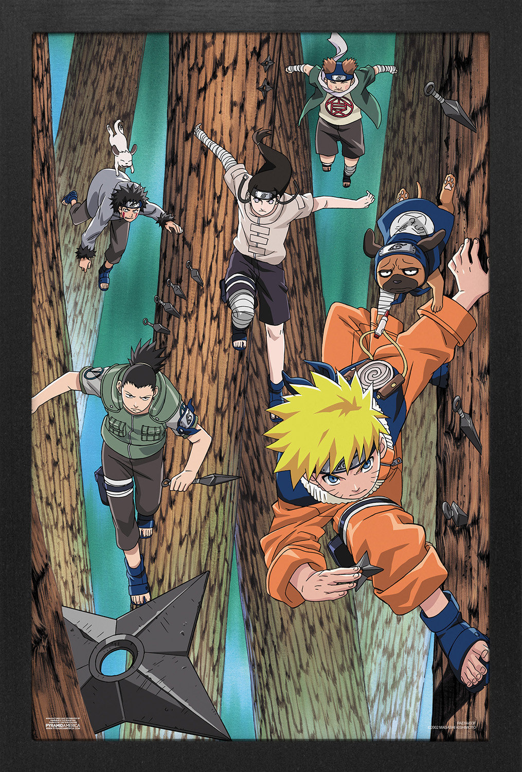 Winston Porter Naruto Classic - Naruto Woods 11x17 Gel-Coat Framed